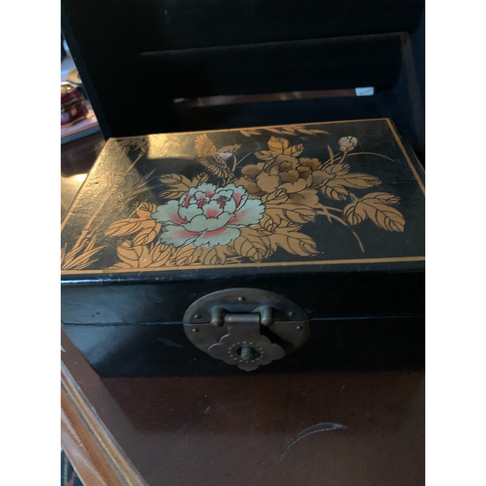 2 Handmade Japanese boxes Fair Condition they have some wear